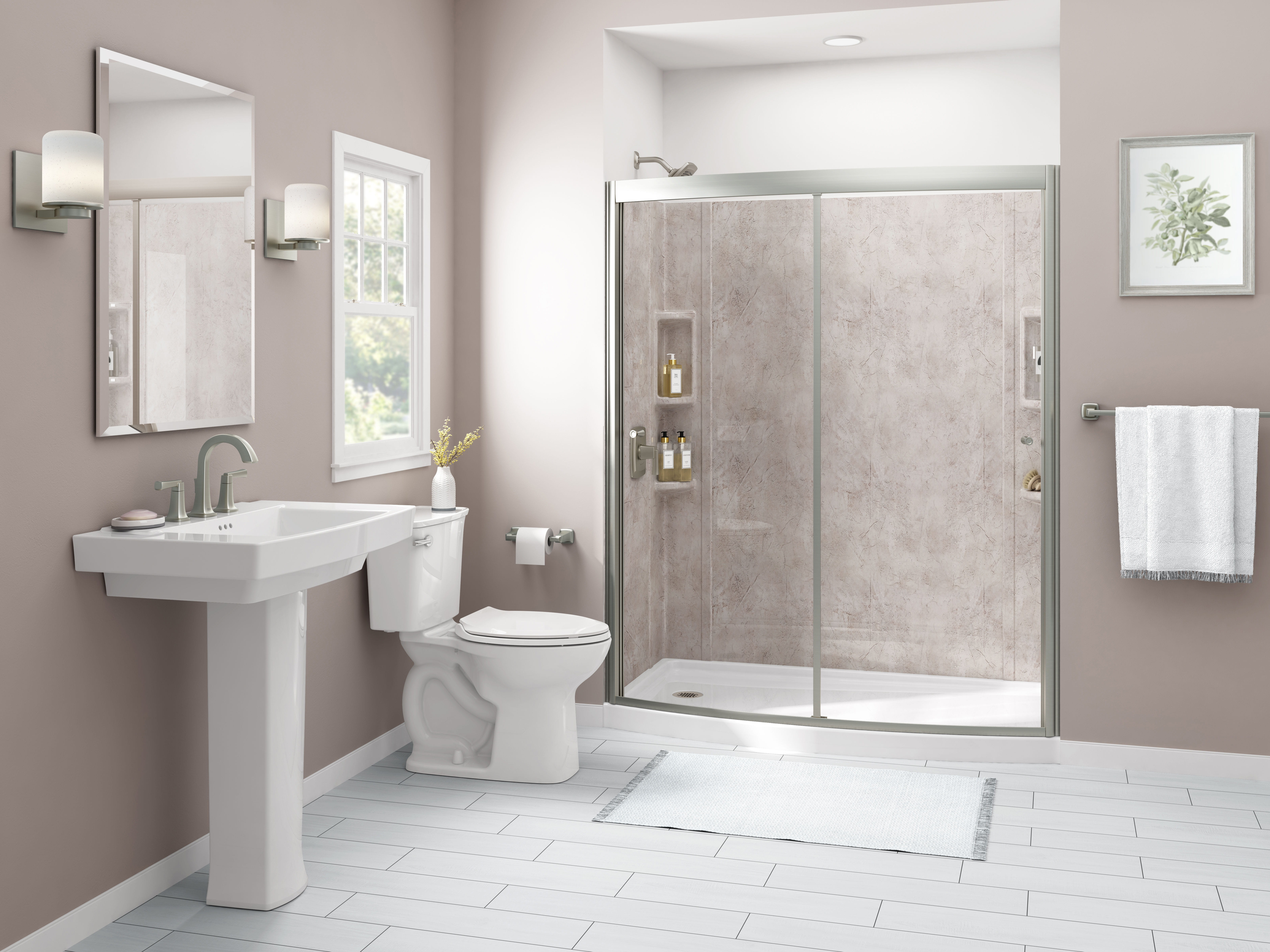 Ovation 60 x 30Inch Shower Wall Set